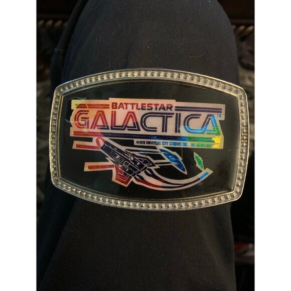 Vintage 1978 Battlesar Galactica Belt Buckle - Picture 1 of 2